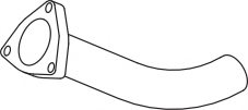 DINEX 52286 Exhaust Pipe